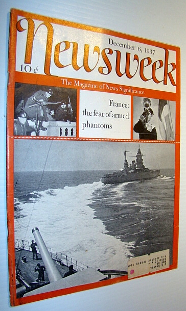 Newsweek Magazine, December 6, 1937