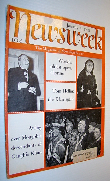 Newsweek Magazine, January 3, 1938