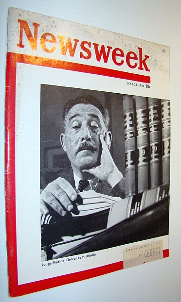 Newsweek Magazine, May 23, 1949 - Judge Harold R. Medina Cover Photo