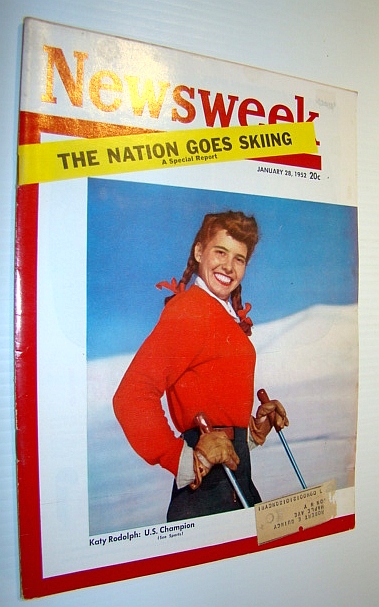 Newsweek Magazine, January 28, 1952 - Katy Randolph Cover Photo