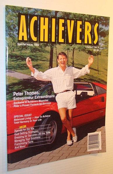 Achievers Magazine, Special Issue, 1989 - Volume 2, No. 4 - Peter Thomas Cover Photo
