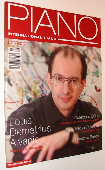 International Piano Magazine, January/February 2004, Louis Demetrius Alvanis Cover Photo