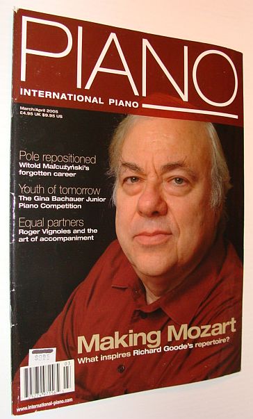 International Piano Magazine, March/April 2005, Richard Goode Cover Photo