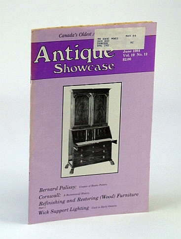 Image for Antique Showcase Magazine, June 1984 - Bernard Palissy: Creator of Rustic Pottery / Wick Support Lighting Antique Showcase Magazine, June 1984 - Bernard Palissy: Creator of Rustic Pottery / Wick Support Lighting
