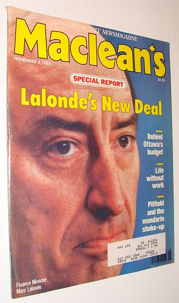 Maclean's Magazine, November 8, 1982 - Ocean Ranger Disaster Inquest