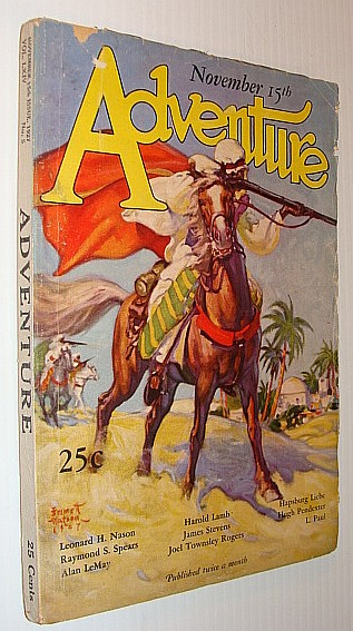 Image for Adventure Magazine, November 15th, 1927 Adventure Magazine, November 15th, 1927