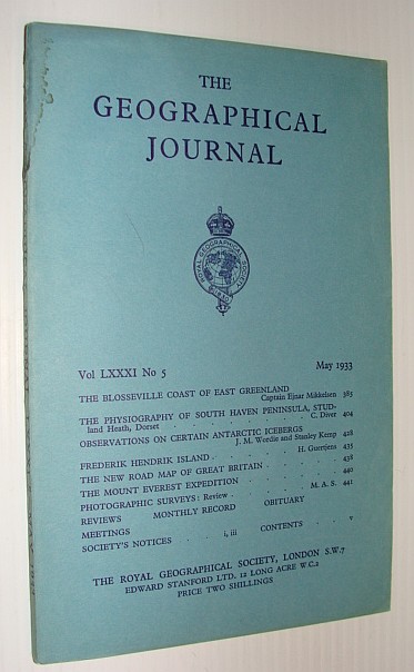 Image for The Geographical Journal, May 1933 The Geographical Journal, May 1933