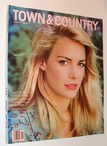Town and Country Magazine, January 1990 - Cover Photo of Alison Eastwood (Daughter of Clint)