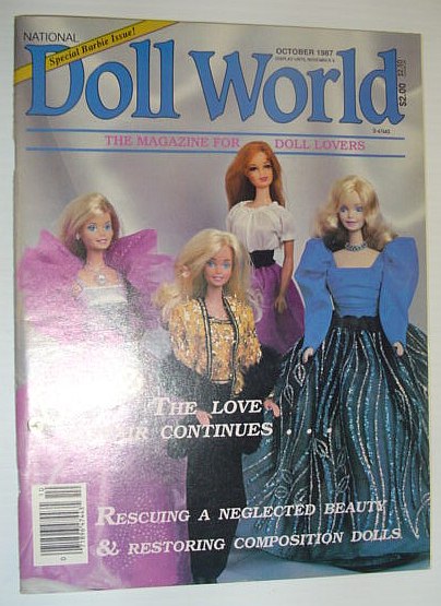 National Doll World, October 1987 *BARBIE - THE LOVE AFFAIR CONTINUES*