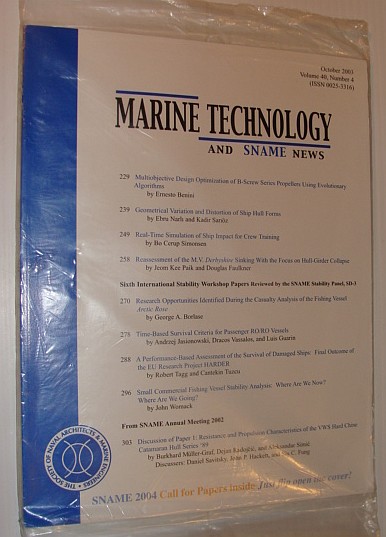 Marine Technology and SNAME News, October 2003
