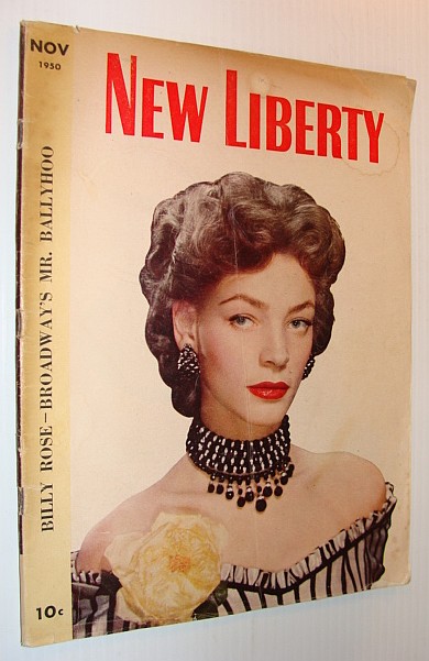 New Liberty Magazine, November 1950 - Lauren Bacall Cover Photo