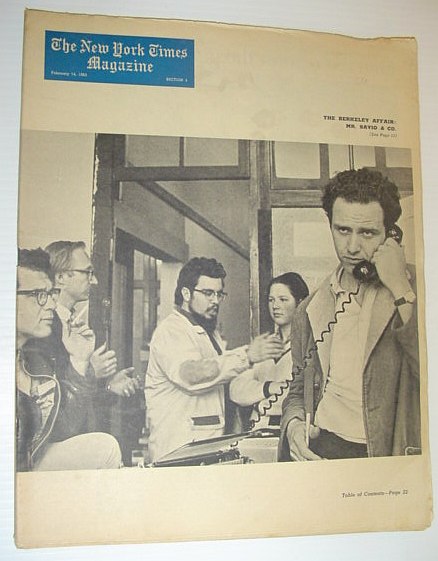Image for The New York Times Magazine, February 14, 1965 *COVER PHOTO OF MARIO SAVIO & CO.* The New York Times Magazine, February 14, 1965 *COVER PHOTO OF MARIO SAVIO & CO.*