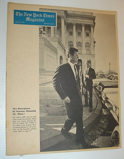 Image for The New York Times Magazine, August 22, 1965 *COVER PHOTO OF TED KENNEDY AND JFK* The New York Times Magazine, August 22, 1965 *COVER PHOTO OF TED KENNEDY AND JFK*