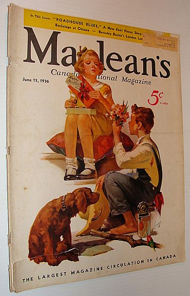 Image for Maclean's Magazine, June 15, 1936: Gold in Saskatchewan Maclean's Magazine, June 15, 1936: Gold in Saskatchewan