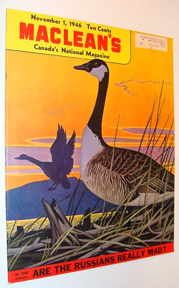Image for Maclean's Magazine, November 1, 1946 *A.J. CASSON COVER ART* Maclean's Magazine, November 1, 1946 *A.J. CASSON COVER ART*