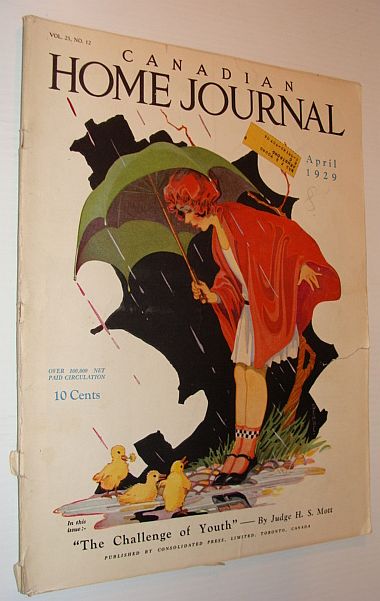 Image for Canadian Home Journal Magazine, April 1929 Canadian Home Journal Magazine, April 1929