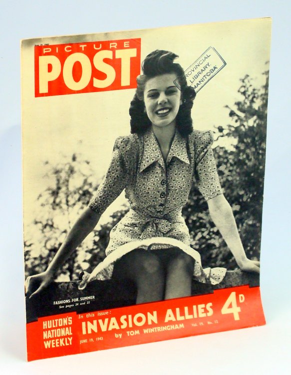 Picture Post - Hulton's National Weekly Magazine, June 19, 1943 - How Nazis Advertise The Atlantic Wall / Rome Faces Defeat