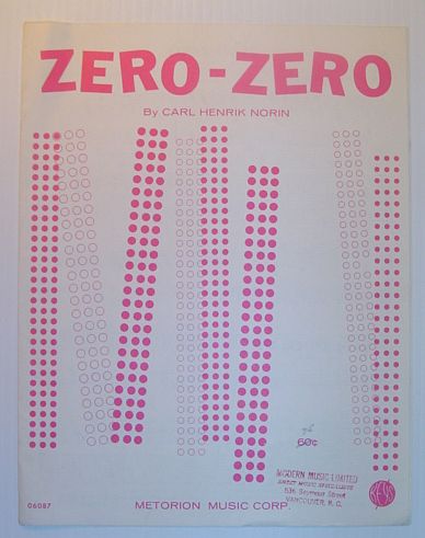 Zero-Zero: Sheet Music