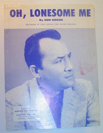 Oh, Lonesome Me - Sheet Music for Voice and Piano with Guitar Chords