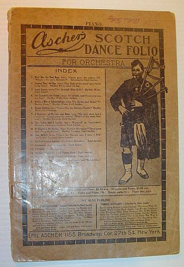 Ascher's Scotch Dance Folio - for Orchestra: Piano Accompaniment