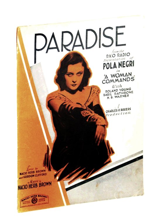 Paradise - Ballad: Sheet Music for Voice and Piano with Ukulele Chords