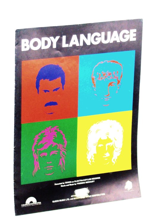 Image for Body Language - Recorded By Freddie Mercury and Queen: Sheet Music for Voice and Piano with Guitar Chords Body Language - Recorded By Freddie Mercury and Queen: Sheet Music for Voice and Piano with Guitar Chords