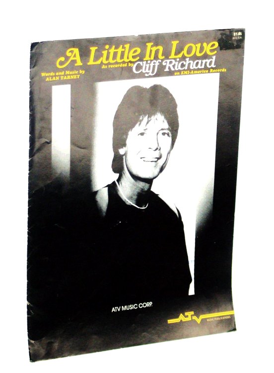 A Little in Love - Recorded By Cliff Richard: Sheet Music for Voice and Piano with Guitar Chords
