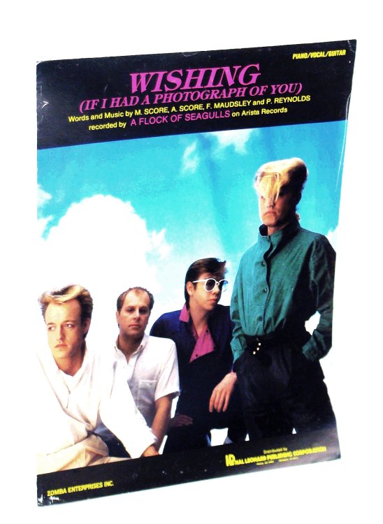 Wishing - Recorded By A Flock of Seagulls: Sheet Music for Piano and Voice with Guitar Chords