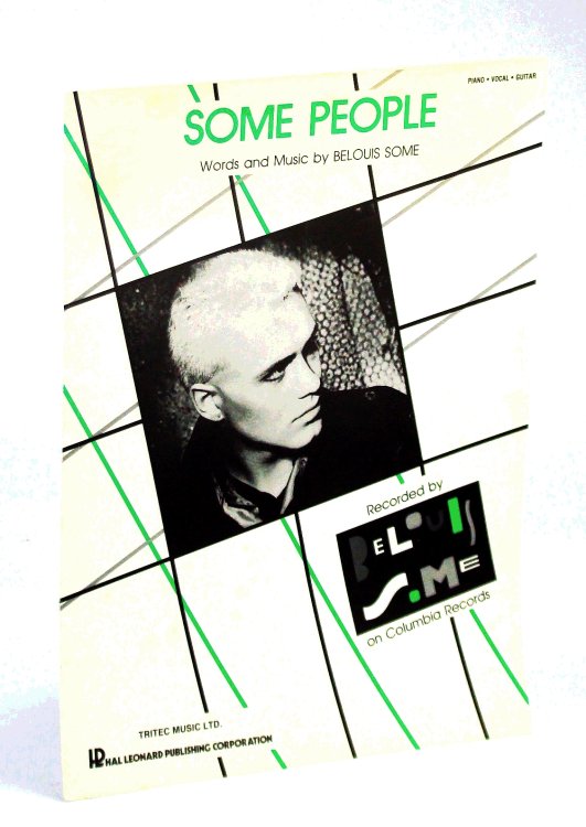 Some People - Recorded By Belouis Some: Sheet Music for Piano and Voice with Guitar Chords