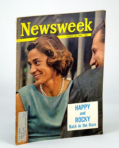 Newsweek Magazine, August 26, 1963 - Cover Photo of Nelson Rockefeller and 