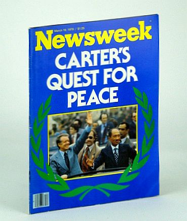 Newsweek Magazine, March (Mar.) 18 1979: Carter's Quest for Peace / Cover Photo of Carter and Sadat Motorcade