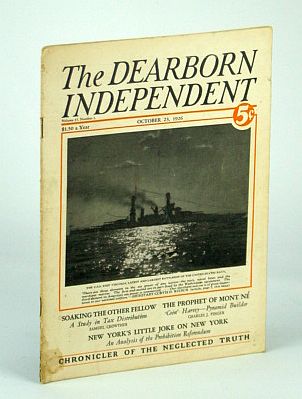 The Dearborn Independent - Chronicler of the Neglected Truth, October (Oct) 23, 1926 - The Greatest Need of the U.S. Navy