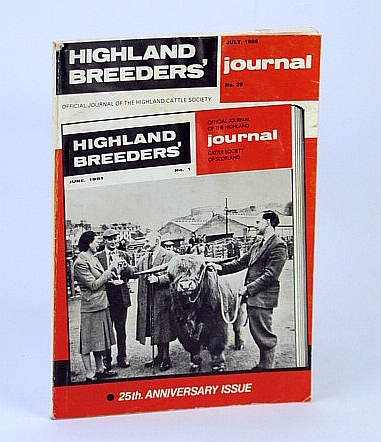 Highland Breeders' Journal - Official Journal of the Highland Cattle Society, July 1986, No. 29