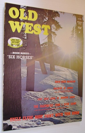 Old West Magazine: Winter, 1976