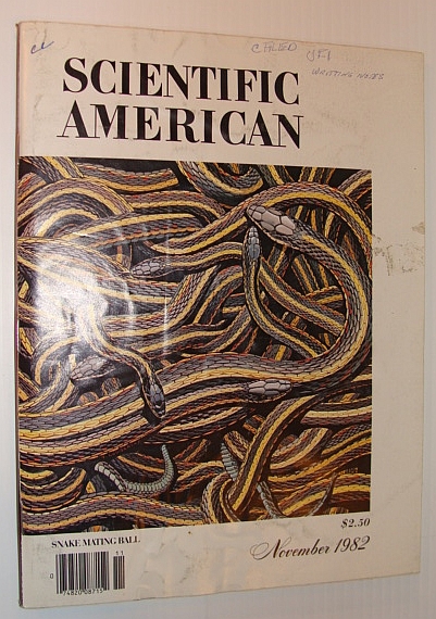 Scientific American, November 1982 - Snake Mating Ball