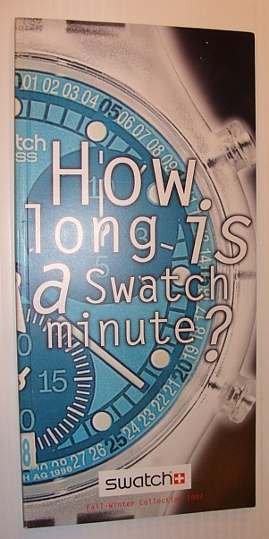 How Long is a Swatch Minute Swatch Catalog (Catalogue) Fall-Winter Collection 1997