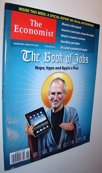 Image for The Economist Magazine, January 30th - February 5th 2010 - Steve Jobs/iPod Cover The Economist Magazine, January 30th - February 5th 2010 - Steve Jobs/iPod Cover