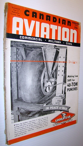 Canadian Aviation Magazine, February 1944 - Commercial, Military, Civil