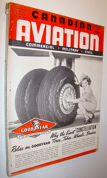 Canadian Aviation Magazine, October 1944 - Commercial, Military, Civil