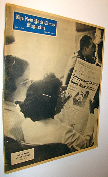 The New York Times Magazine, April 24, 1960 - Civil Rights Cover Photo