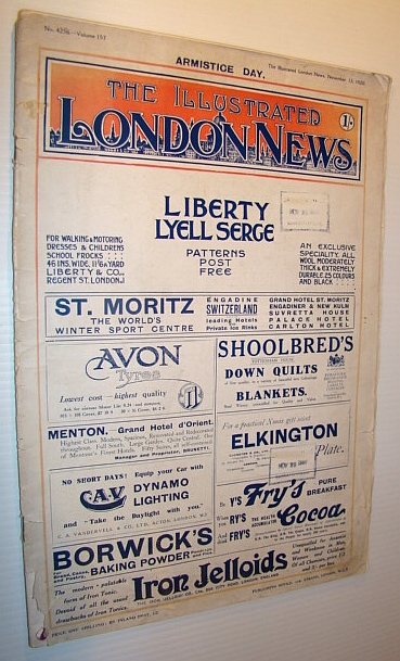 The Illustrated London News, November 13, 1920 - Armistice Day