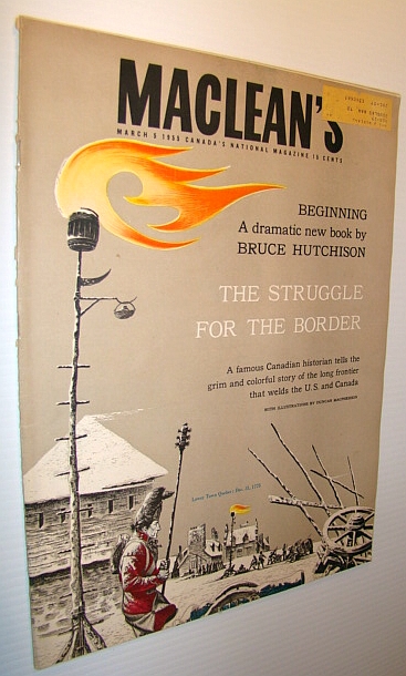 Image for Maclean's Magazine, March 5, 1955: Does Worry Cause Cancer Maclean's Magazine, March 5, 1955: Does Worry Cause Cancer