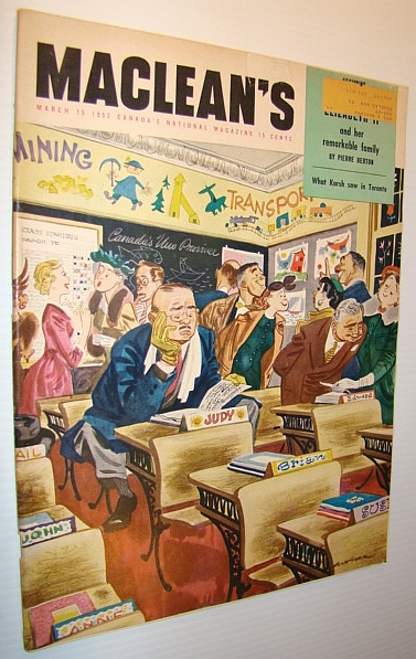 Image for Maclean's Magazine, March 15, 1953 Maclean's Magazine, March 15, 1953