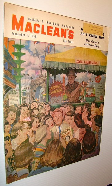 Maclean's Magazine, September 1, 1950 - Great Danny Kaye Cover Illustration