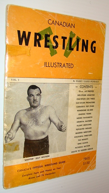 Canadian TV (Television) Wrestling Illustrated - Canada's Official Wrestling Guide, Volume I - 