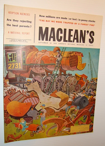 Maclean's - Canada's National Magazine, September 26, 1959 - The World of Duddy Kravitz