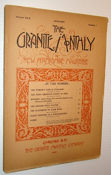 Image for The Granite Monthly - A New Hampshire Magazine - January 1901 The Granite Monthly - A New Hampshire Magazine - January 1901