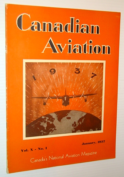 Canadian Aviation Magazine, January 1937 - Sensational Fleet Aircraft Four-Page Centerfold Ad