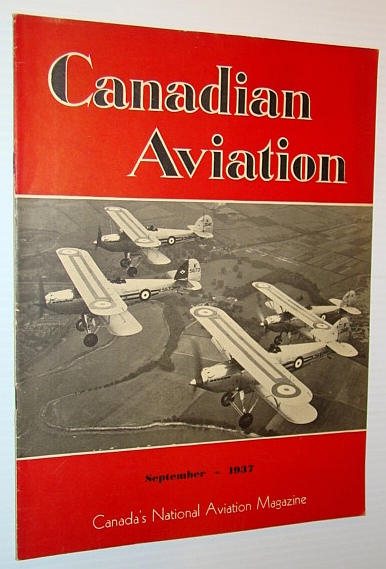 Canadian Aviation, September 1937 - Canada's National Aviation Magazine