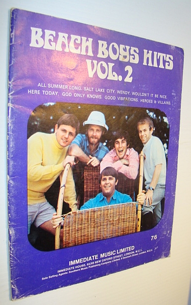 Beach Boys Hits Vol. 2 (Two) - Sheet Music for Piano and Voice with Chords